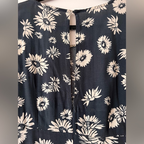 Mango blue floral mini dress - Picture 7 of 7